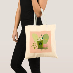 Bolsa Tote Matcha e Macarons