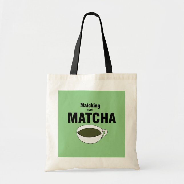 Bolsa Tote Matcha Green Tea (Frente)