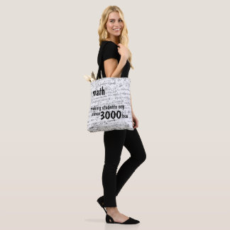 Bolsa Tote Matemática - Fazendo os Alunos Chorarem