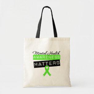 Bolsa Tote Matérias da consciência da saúde mental