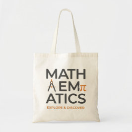 Bolsa Tote Math Teacher Typography Design