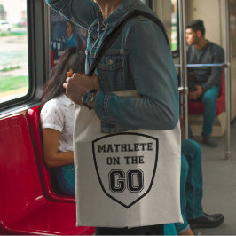 Bolsa Tote Mathlete sobre o dom dos professores de matemática