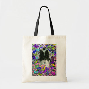 Bolsa Tote Matisse nas borboletas II - brancas & em Papillon