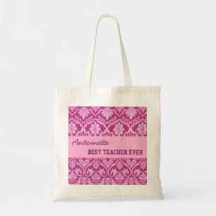 Bolsa Tote Matiz do melhor professor cor-de-rosa V8 conhecido