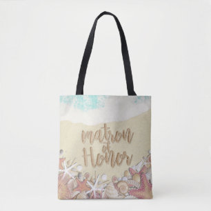 Bolsa Tote Matrimônio de Casamento de Peixe-Estrelas de Praia
