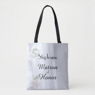 Bolsa Tote Matriz Personalizada Faux Vintage Lace