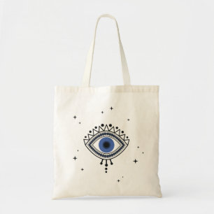 Bolsa Tote Mau oftalmologia, símbolo de magia azul