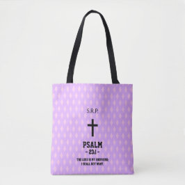 Bolsa Tote Mauve Diamantes - Bíblia de Padrão Verse Christian