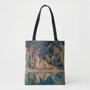 Bolsa Tote Maxfield Parrish O Jardim de Alá 1918 Arte Fina