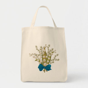 Bolsa Tote May Lily do Vale Floral Buquê