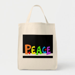 Bolsa Tote MAZIPOODLES Paz Arco-íris