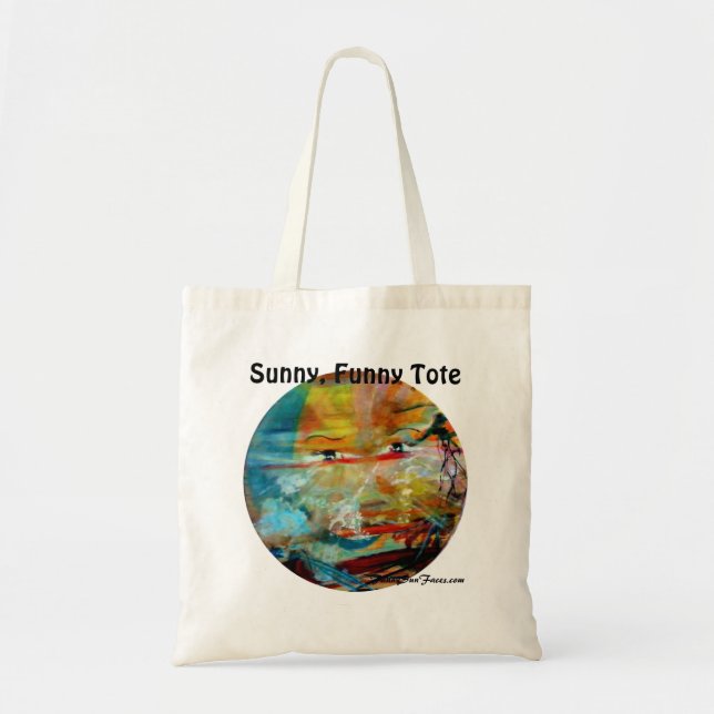 Bolsa Tote MClairArt, produtos do presente de FunnySunFaces (Frente)