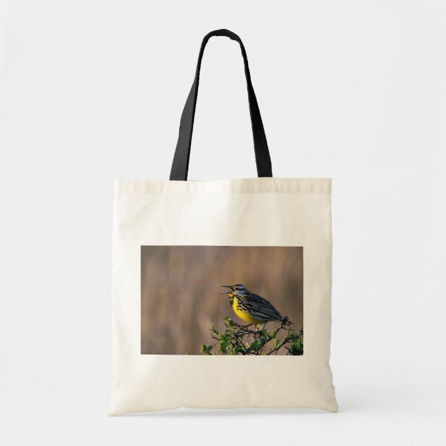 Bolsa Tote Meadowlark ocidental (Frente)
