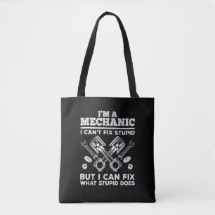 Bolsa Tote Mecânico Engraçado para Homem Pai Carro Automóvel