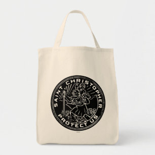 Bolsa Tote Medalha de Christopher de santo