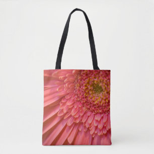 Bolsa Tote Média Estampa Floral Rosa