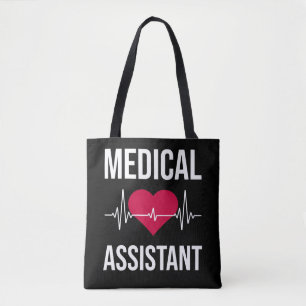 Bolsa Tote Médico Assistente do Coração Enfermando o Hospital
