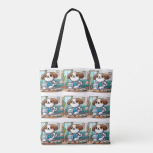Bolsa Tote médico, cão, consultório hospitalar