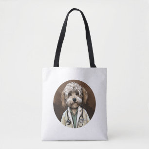 Bolsa Tote Médico de Cão de Havanês