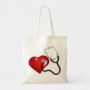 Bolsa Tote Médico de Enfermeira Personalizada do Estetoscóp
