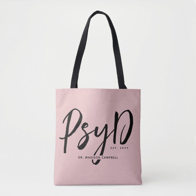 Bolsa Tote Médico de PsyD Personalizado (Frente)