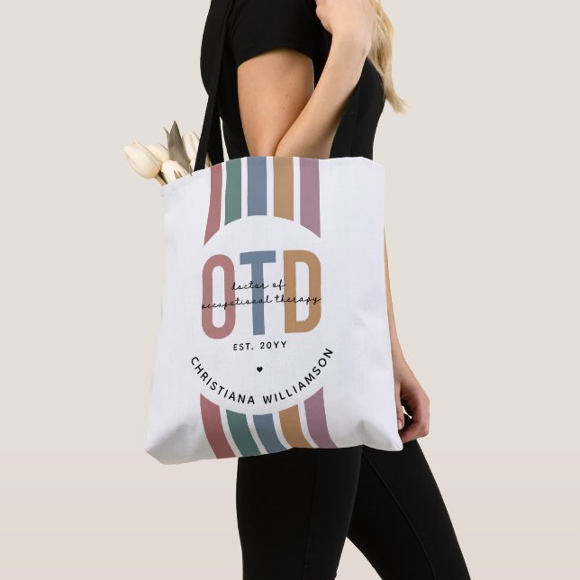 Bolsa Tote Médico Personalizado de Terapia Ocupacional (Close Up)