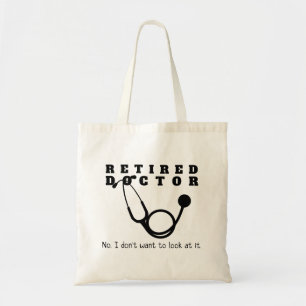 Bolsa Tote Médico Reformado com Stethoscope e Sassy Engraça