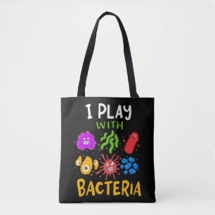 Bolsa Tote médico-tecnólogo microbiologista doa diversão