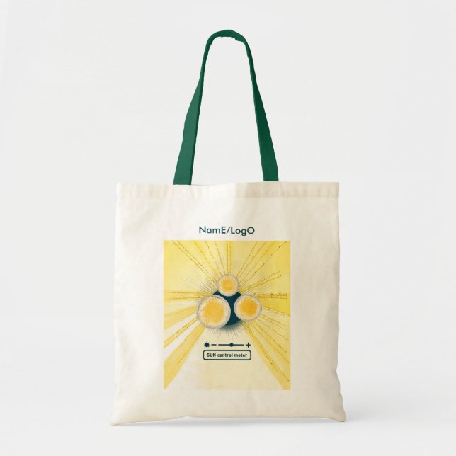 Bolsa Tote medidor de controle do sol objet_3 (Frente)