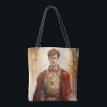 Bolsa Tote Medieval Prince<br><div class="desc">A Watercolour portrait of a Medieval prince</div>