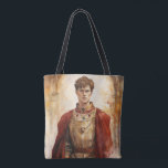 Bolsa Tote Medieval Prince<br><div class="desc">A Watercolour portrait of a Medieval prince</div>
