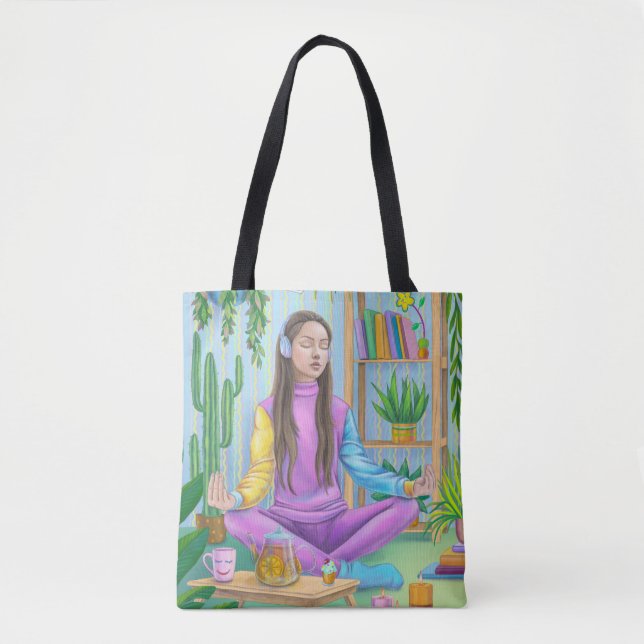 Bolsa Tote meditação (Frente)