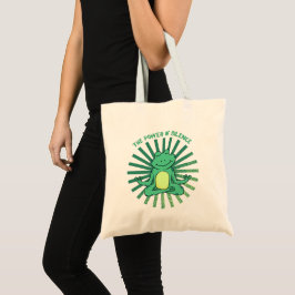 Bolsa Tote Meditação de Sapo Engraçado Yoga Tote Bag