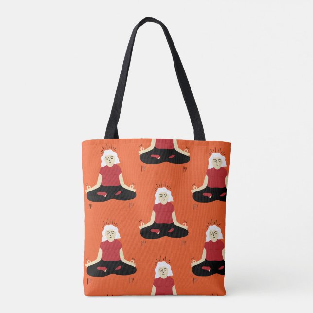 Bolsa Tote Meditação Transcendental   (Verso)