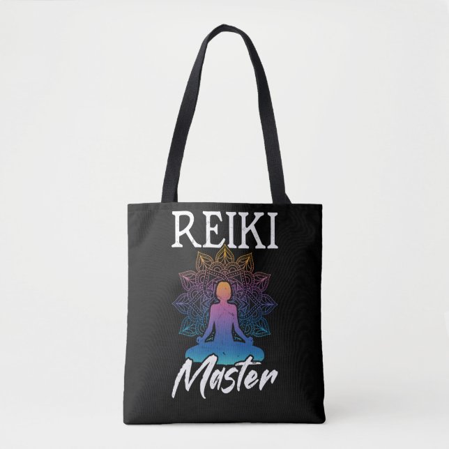 Bolsa Tote Meditação Yoga Energy Chakra - Mestre Chora - Spir (Frente)