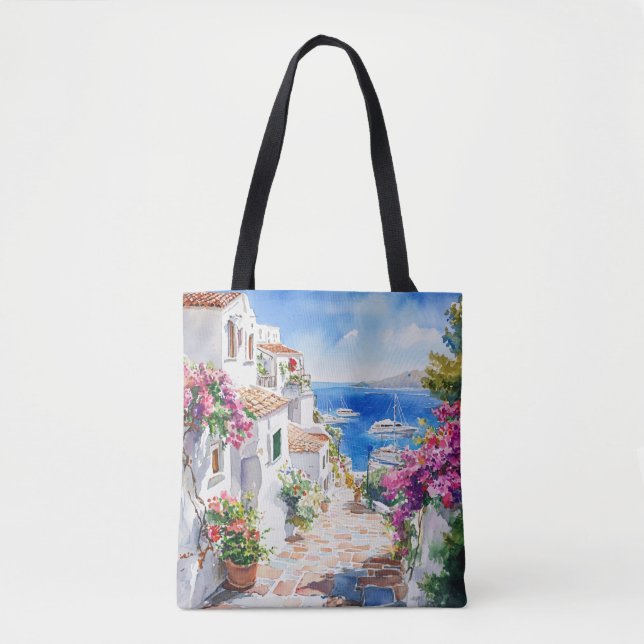 Bolsa Tote Mediterranean Summer (Frente)