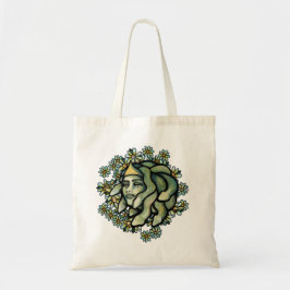 Bolsa Tote Medusa Trabalho de arte Floral Mulher Gorgon