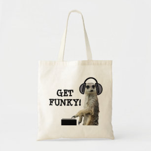 Bolsa Tote Meerkat legal Funky DJ
