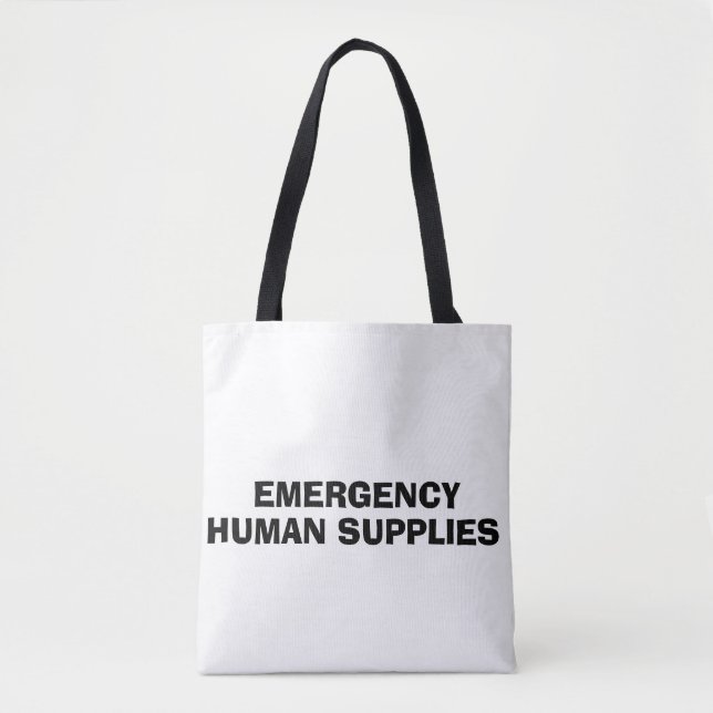 Bolsa Tote Meeting Survivor - Meme hoodie (Frente)