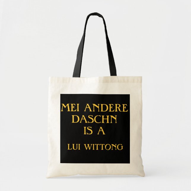 BOLSA TOTE MEI ANDERE DASCHN É UM LUI WITTONG (Frente)