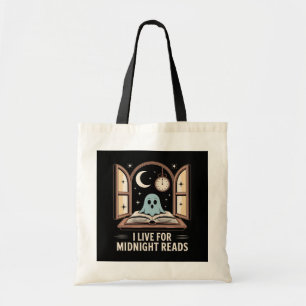 Bolsa Tote Meia-Noite Lê Espírito do Livro de Vintagem Cozy
