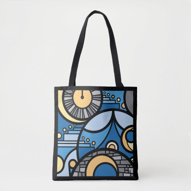 Bolsa Tote Meia-Noite Soa (Frente)