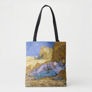 Bolsa Tote Meio-dia de Vincent van Gogh  , o Siesta, após o