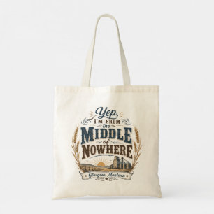 Bolsa Tote Meio do Nada Glasgow Montana Rústico