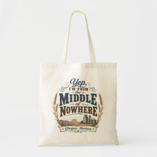 Bolsa Tote Meio do Nada Glasgow Montana Rústico 