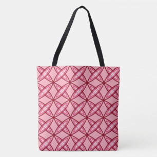 Bolsa Tote Meio século atômico moderno - Cor-de-rosa coral