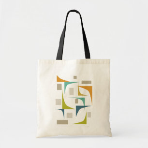 Bolsa Tote Meio século Colorido Moderno e Geométrico Tote Bag
