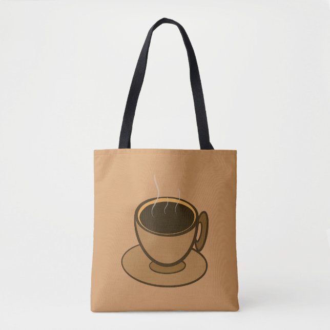 Bolsa Tote Meio século Moderno Café Marrom (Frente)