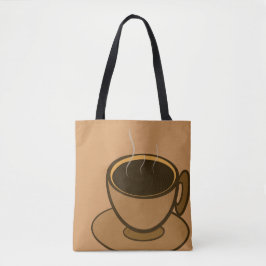 Bolsa Tote Meio século Moderno Café Marrom