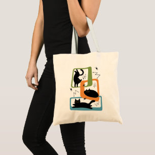 Bolsa Tote Meio século preto